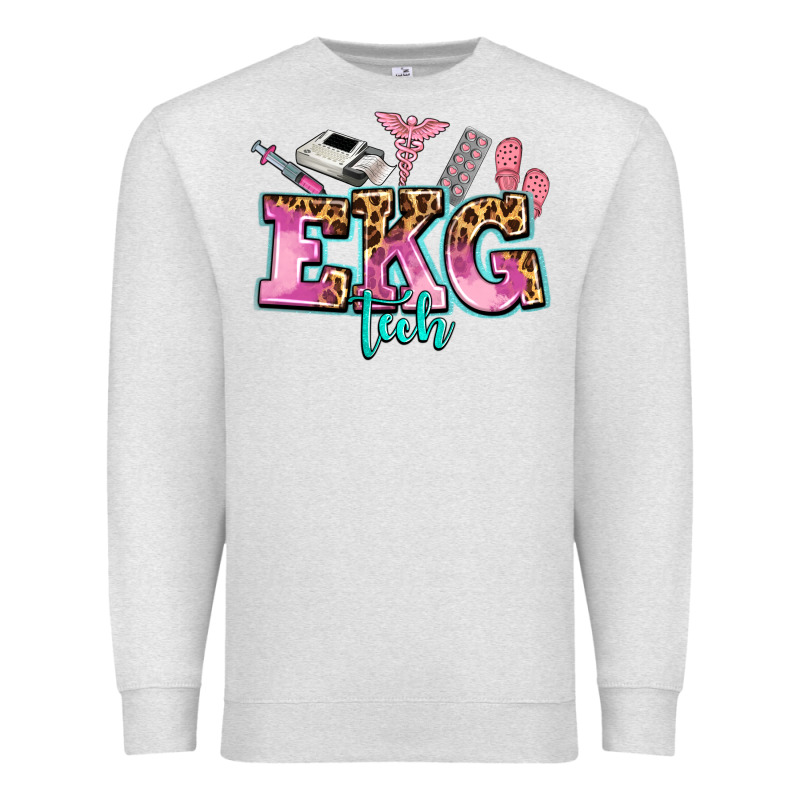 Ekg Tech Premium Sweatshirt by AdoDesignShop | Teevron