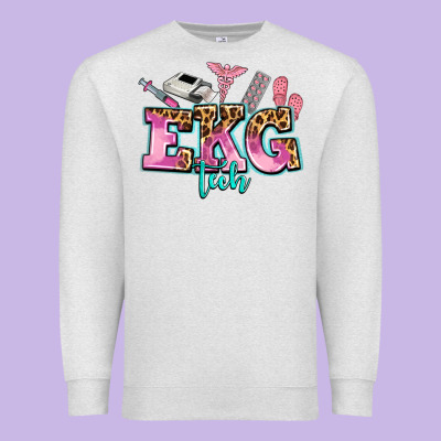 Ekg Tech Premium Sweatshirt Designed By Adodesignshop