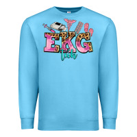Ocean Blue ekg tech Premium Sweatshirt - AdoDesignShop