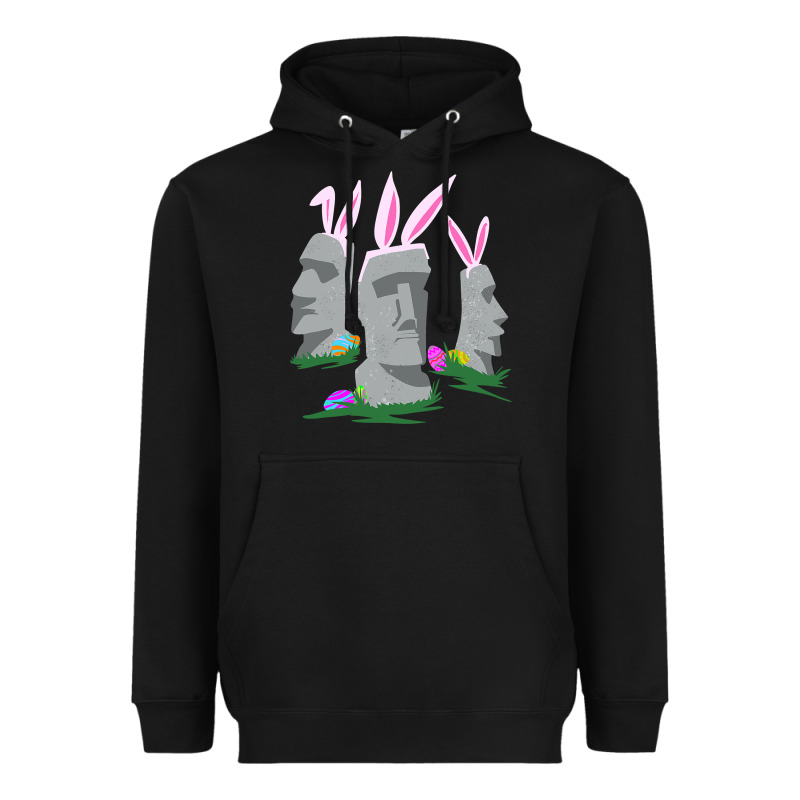 Easter Island Moai Figures  Cute Travelers Funny Gift Heavyweight Hoodie by maiPhamDesign | Teevron