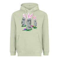 Matcha easter island moai figures  cute travelers funny gift Heavyweight Hoodie - maiPhamDesign