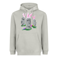 Moon Dust easter island moai figures  cute travelers funny gift Heavyweight Hoodie - maiPhamDesign