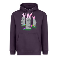 Plum easter island moai figures  cute travelers funny gift Heavyweight Hoodie - maiPhamDesign