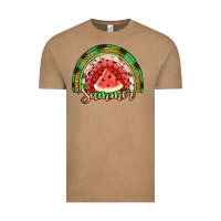 Vintage Coffee watermelon summer rainbow Vintage Tee - Jasminsmagicworld