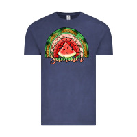 Vintage Denim watermelon summer rainbow Vintage Tee - Jasminsmagicworld