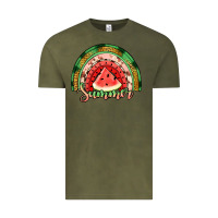 Vintage Olive watermelon summer rainbow Vintage Tee - Jasminsmagicworld