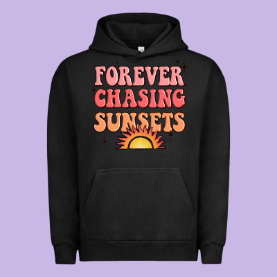 Forever Chasing Sunsets Urban Hoodie Designed By Jahusdesignshop