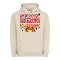 Pigment French Oak forever chasing sunsets Urban Hoodie - JahusDesignShop