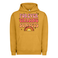 Pigment Peanut Butter forever chasing sunsets Urban Hoodie - JahusDesignShop