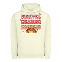 Pigment Pistachio forever chasing sunsets Urban Hoodie - JahusDesignShop