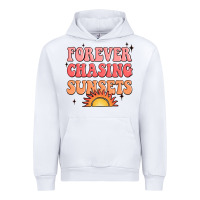 White forever chasing sunsets Urban Hoodie - JahusDesignShop