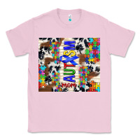 Bubblegum Pink autism mom puzzle ribbon Classic Tee - TumblerDesignByShophia