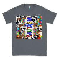Charcoal Heather autism mom puzzle ribbon Classic Tee - TumblerDesignByShophia