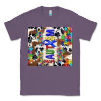 Lavender autism mom puzzle ribbon Classic Tee - TumblerDesignByShophia