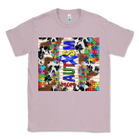 Lilac autism mom puzzle ribbon Classic Tee - TumblerDesignByShophia