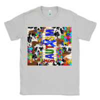 Moon Dust autism mom puzzle ribbon Classic Tee - TumblerDesignByShophia
