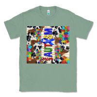Sage autism mom puzzle ribbon Classic Tee - TumblerDesignByShophia
