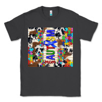Smoke autism mom puzzle ribbon Classic Tee - TumblerDesignByShophia