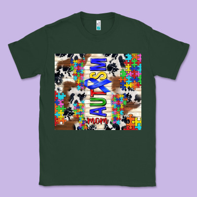 Autism Mom Puzzle Ribbon Classic Tee Designed By Tumblerdesignbyshophia