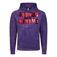 Cloud Purple Shut up and kiss me Vintage Hoodie - FaDigitalArtStudio