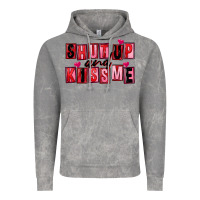 Cloud Rock Shut up and kiss me Vintage Hoodie - FaDigitalArtStudio