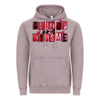 Vintage Zinc Shut up and kiss me Vintage Hoodie - FaDigitalArtStudio