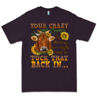 Plum Your crazy is showing Premium Tee - NancyCooperArtShop