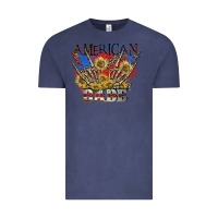 Vintage Denim American babe 4th of july Vintage Tee - CowGirlArtShop
