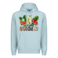Blue Mist summer Premium Hoodie - CowhideDigitalArt