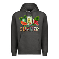 Charcoal Heather summer Premium Hoodie - CowhideDigitalArt