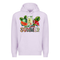 Lilac summer Premium Hoodie - CowhideDigitalArt