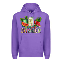 Purple summer Premium Hoodie - CowhideDigitalArt