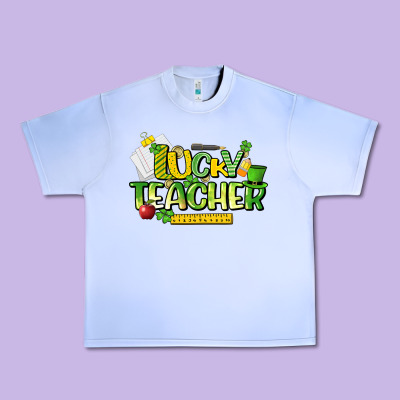 Lucky Teacher St. Patrick's Day Urban Heavy Tee Designed By Howdyjamesfarm