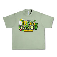 Oil Green lucky teacher St. Patrick's Day Urban Heavy Tee - HowdyJamesFarm