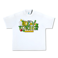 White lucky teacher St. Patrick's Day Urban Heavy Tee - HowdyJamesFarm