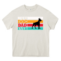 Cream Best Dog Dad Ever Heavy Core Tee - Bettercallsaul