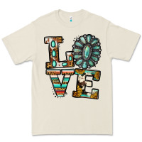 Bone turquoise serape love Premium Tee - Jasminsmagicworld