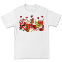 White Christmas coffee cups Premium Tee - texasbilliewilder