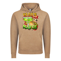 Vintage Coffee Tacos and margs Vintage Hoodie - FaDigitalArtStudio