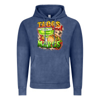 Vintage Denim Tacos and margs Vintage Hoodie - FaDigitalArtStudio