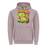 Vintage Zinc Tacos and margs Vintage Hoodie - FaDigitalArtStudio