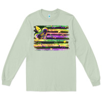 Matcha mardi gras flag Long Sleeve Tee - FaDigitalArtStudio