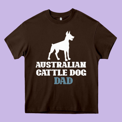 Australian Cattle Dog Heavy Core Tee Designed By Bettercallsaul