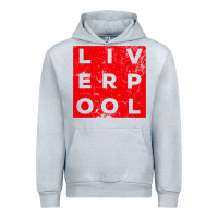 Heather Grey Cool Retro Grunge Vintage look Liverpool shirt gift , best gift, costu Urban Hoodie - maiPhamDesign