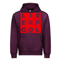 Mauve Wine Cool Retro Grunge Vintage look Liverpool shirt gift , best gift, costu Urban Hoodie - maiPhamDesign