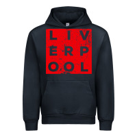 Navy Cool Retro Grunge Vintage look Liverpool shirt gift , best gift, costu Urban Hoodie - maiPhamDesign