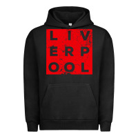 Pigment Black Cool Retro Grunge Vintage look Liverpool shirt gift , best gift, costu Urban Hoodie - maiPhamDesign