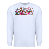 White pharmacy Premium Sweatshirt - AdoDesignShop