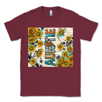 Burgundy auntie with lightning bolt Classic Tee - TumblerDesignByShophia