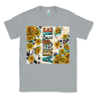 Heather Grey auntie with lightning bolt Classic Tee - TumblerDesignByShophia